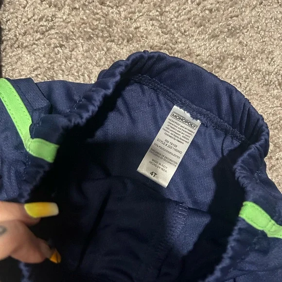 Black and Blue Shorts Set- nwt- 4T - Picture 6 of 6